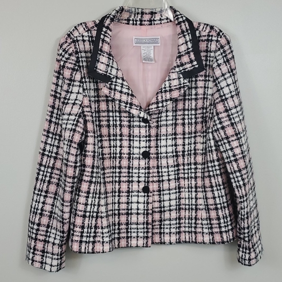 Jessica Howard Tweed Pinkblackwhite 